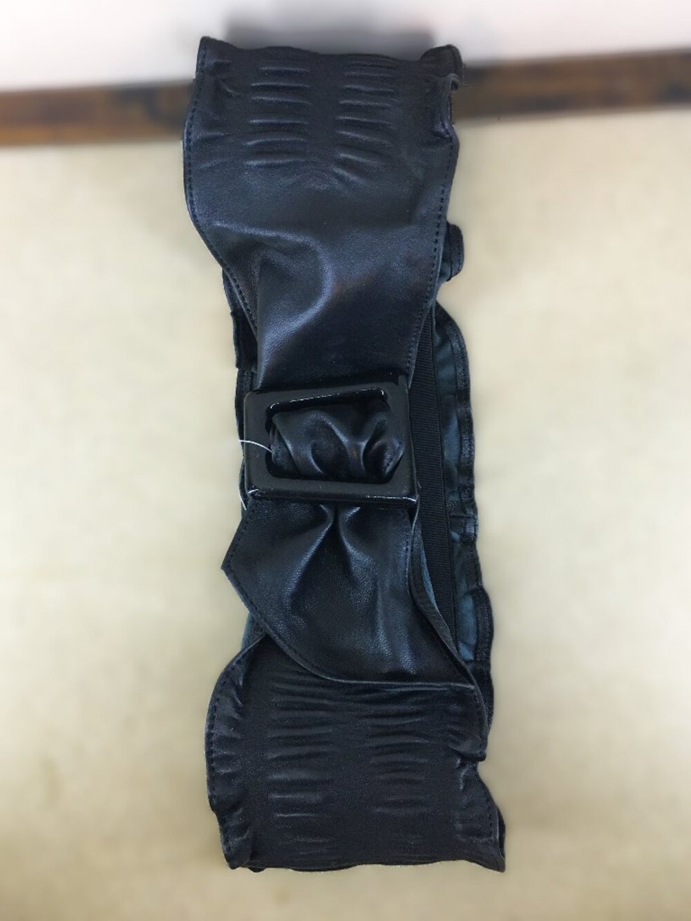 PER SE  Wide Leather Cinch Waist Belt - NEW WITH TAG! Made in Italy - Picture 8 of 15